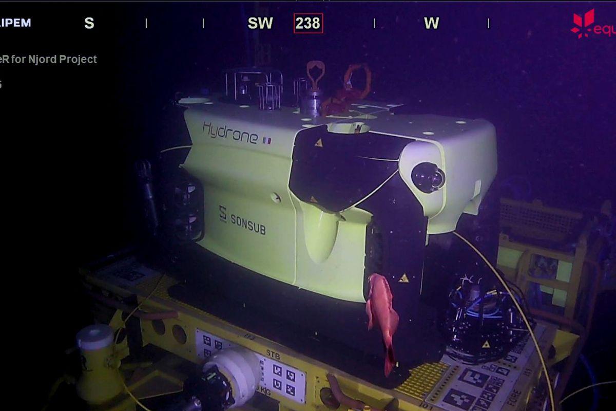 Saipem underwater robot at Njord