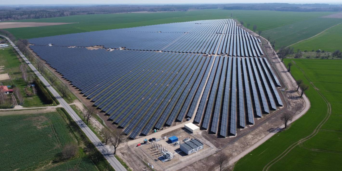 Zagórzyca solar plant in Poland