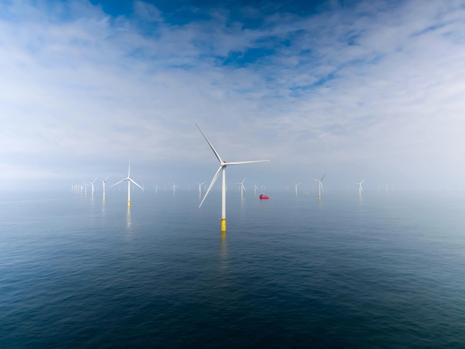 Dudgeon offshore wind farm. Photo