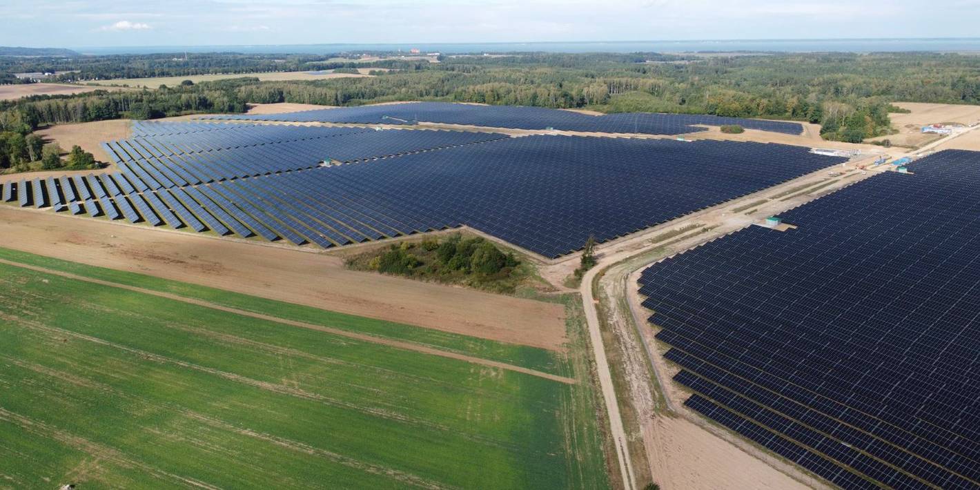 The Stępień solar plant in Poland.