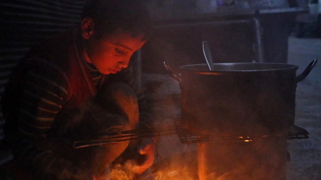 Photo of a child in Syria