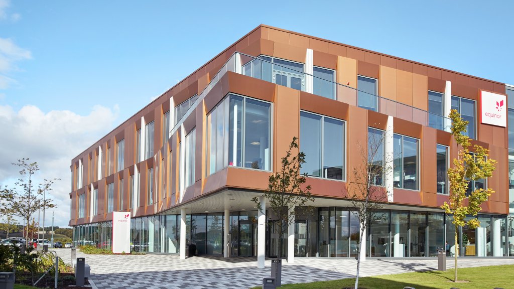 Image of the Equinor office building in Aberdeen