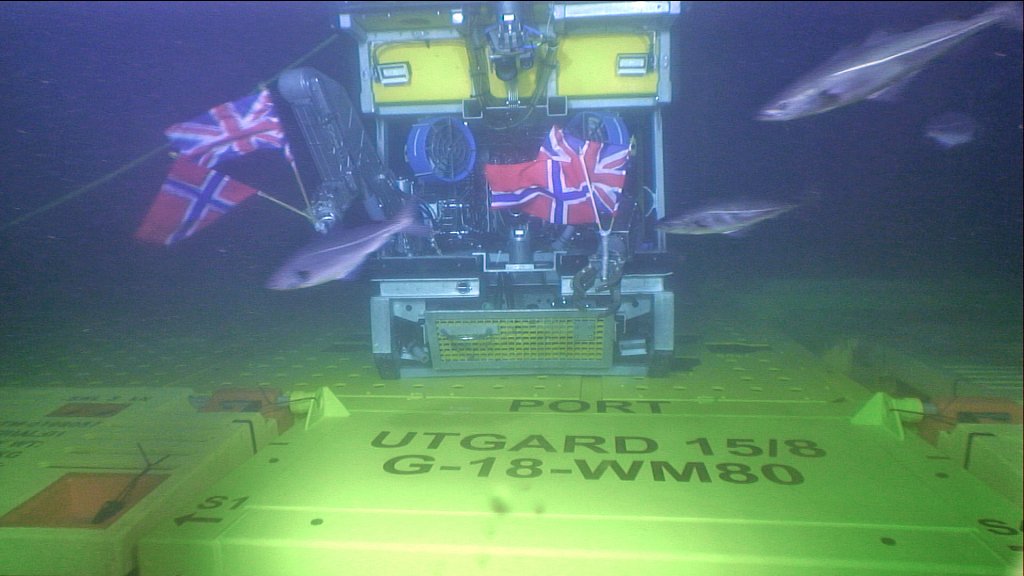 Photo of a ROV at the Utgard field