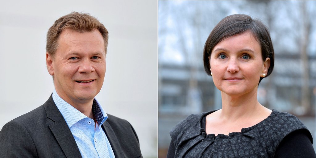 Jens Økland and Sonja Chirico Indrebø - portraits