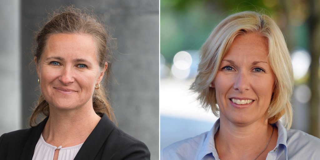 Kristine Westvik (t.v.) og Siv Irene Skadsem - portretter