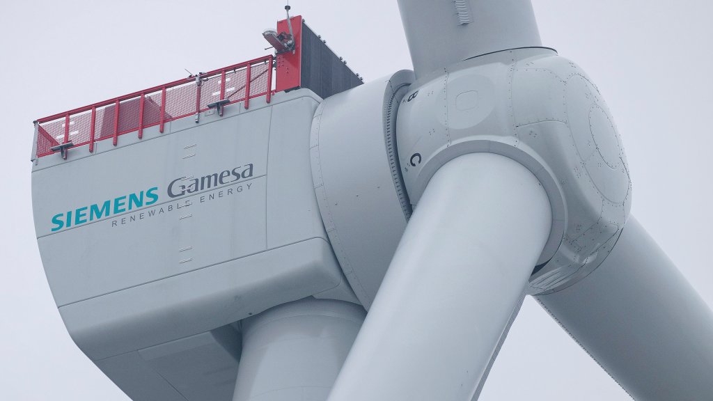 Close-up photo of wind turbine