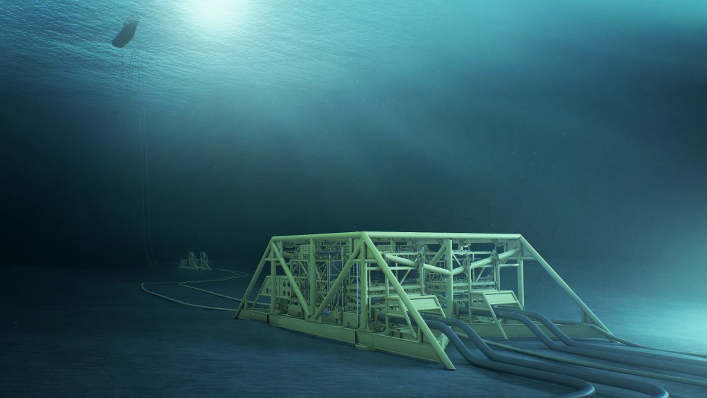 Picture of the Åsgard Subsea installation